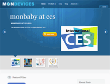 Tablet Screenshot of mondevices.com